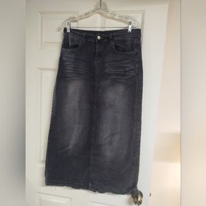 Be Girl Black Denim Skirt